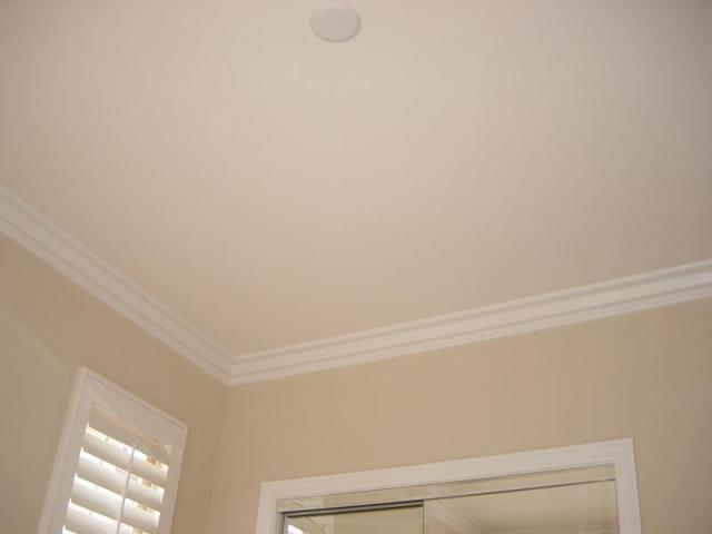 4b This is the digital image showing a normal looking ceiling